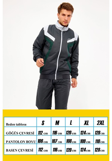 Enrico Ferry Erkek Antrasit Marathon Eşofman Takımı Edy2637a Antrasit