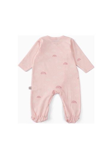 Boumini Bebek Patikli Tulum Pembe Gökkuşağı Pembe