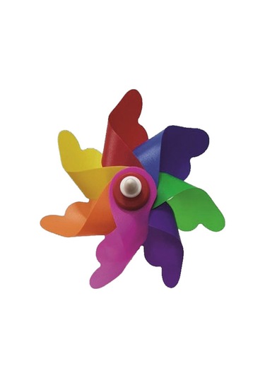 Rüzgar Gülü 14 Cm Çap 7 Kanatlı Bahçe  Gurubu