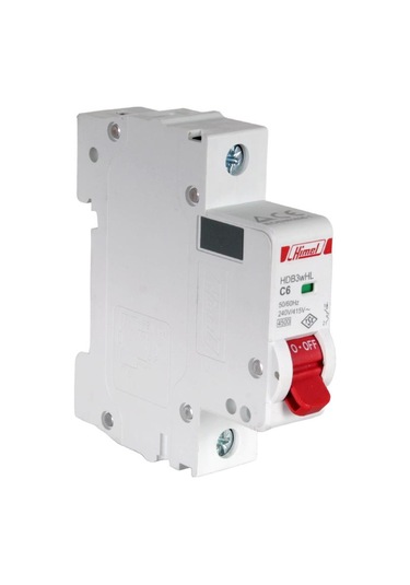 Himel 1x6A 4.5kA C Eğrisi Otomatik Sigorta