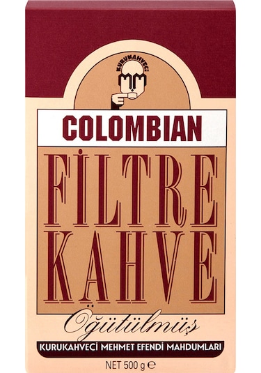 Kurukahveci Mehmet Efendi Colombian Öğütülmüş Filtre Kahve 3 x 500 G