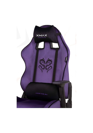 Rio Balerion Terletmez Kadife Kumaş Mor Gaming Oyuncu Koltuğu Mor