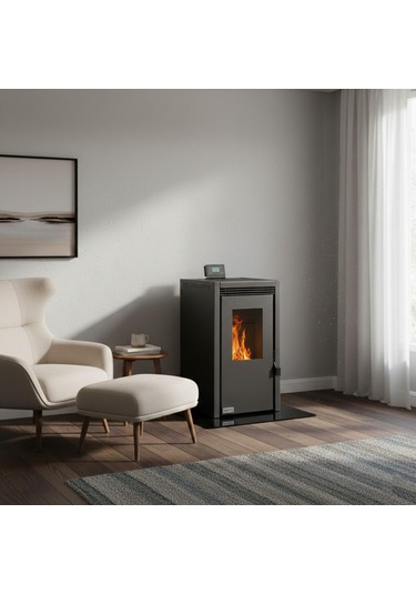 Rehome Teba Dp-06 Üflemeli Pelet Sobası 8-10 Kw