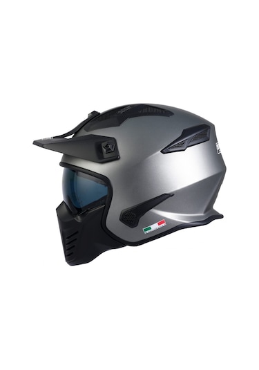 Sway Sw726x Tokyo Modüler Çene Açılır Kask Mat Titanium