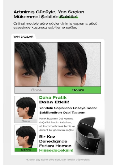 Kore Tarzı Katlanabilir Saç Şekillendirici, Düzleştirici Başlık Dashu Daily Perfect Downtech Fold