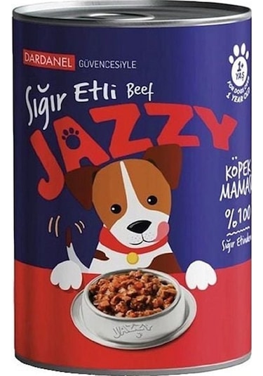 Dardanel Jazzy Sığır Etli Yetişkin Köpek Konservesi 400 G