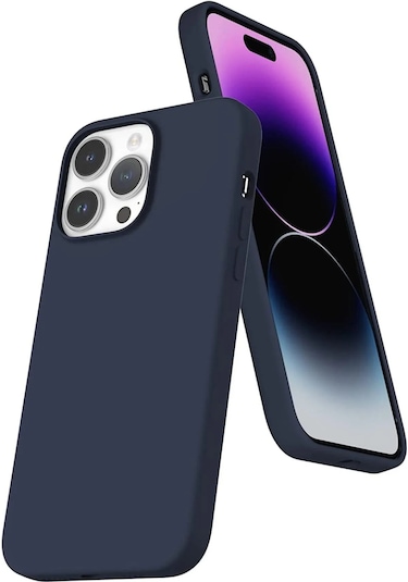 Apple Uyumlu iPhone 14 Pro Max Kılıfı Içi Kadife Silinebilir Logosuz Lansman