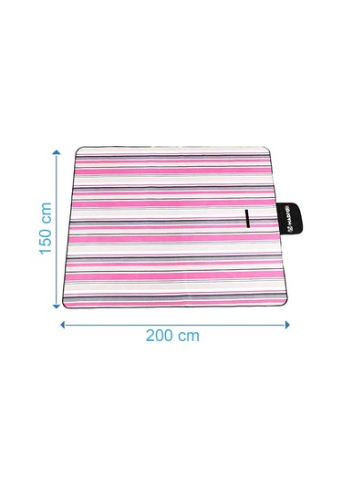 Madfox Skyloft Su Gecirmez Piknik Kamp Örtüsü Green Polka Dot Çok Renkli