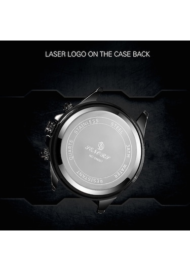 Klasik Erkek Kuvars Saat Senors Analog Kronograf Takvimli Kol Saati 3atm Su Geçirmez Çok Fonksiyonlu Spor Saat Deri Kayış Kahverengi Kayış Ve Mavi Kadran Diğer