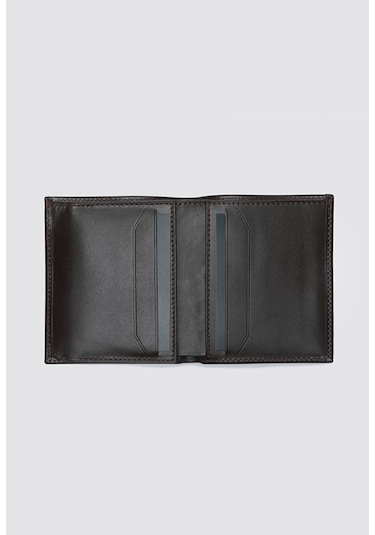 Ds Damat Kahverengi Hakiki Deri Kutulu Cüzdan 2h1119st236 Siyah