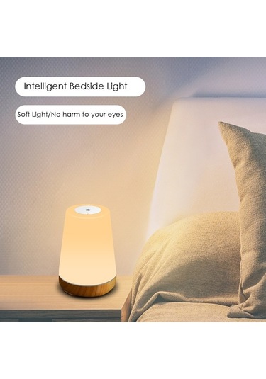 Maoyaya Renk Değiş. Dokunmatik Rgb Gece Lambası - 3 Seviye Parlaklık Diğer