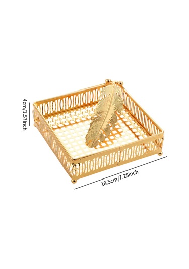 Homyl Peçetelik Ev Mobilyaları Oturma Odası Tezgah Mutfak Için Altın