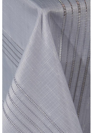 Corvver 26 Parça Dertsiz Masa Örtüsü Takımı Gri Gri