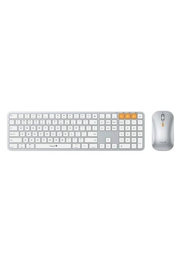 Protoarc Km100-a Beyaz Gümüş Bluetooth Mac Uyumlu Klavye Mouse Se