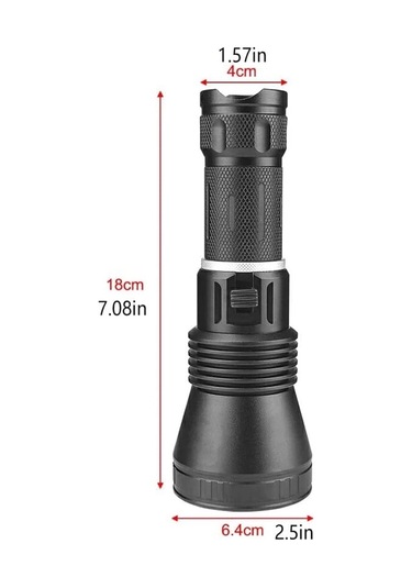 1200 Lümen Profesyonel Şarjlı El Feneri Wt-655 Asorti