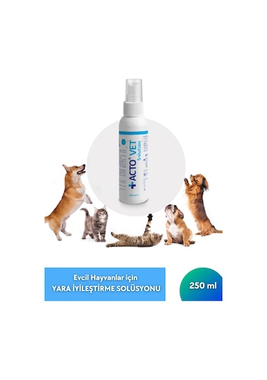 Acto Vet Solution Evcil Hayvanlar İçin Yara Solüsyonu 250 Ml