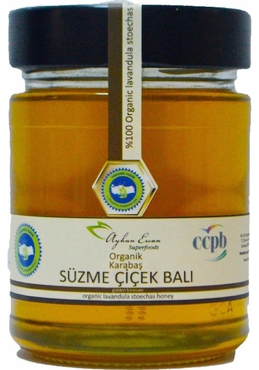 Ayhan Ercan Organik Karabaş Süzme Çiçek Balı 350 G