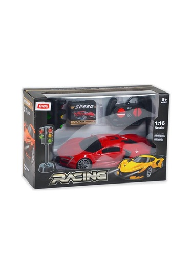 Ctoys 1:16 Uzaktan Kumandalı Usb Araba Rc Trafik Işıklı Kırmızı 29ac Kırmızı
