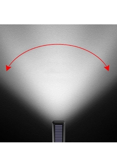 Güneş Enerjili Usb Şarjlı Bisiklet Lambası Solar Fener Ön Far Işık Aydınlatma Kornalı Kırmızı