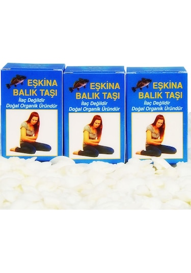 Eşkina Balık Taşı 28 Adet 1 Kutu Öğütülmüş Toz Hali