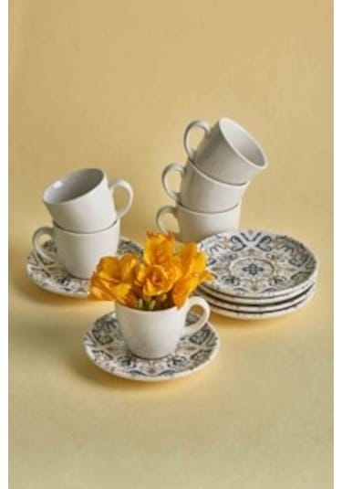 Neva N3208 Kumsal 6 Kişilik Kahve Fincan Seti