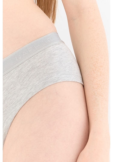 Naphor Touch Gri Boyshort Külot Ten