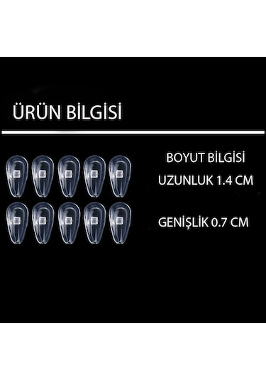 Gözlük Burun Pedi Havalı