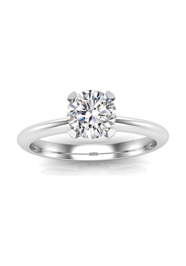 1,00 Karat H Renk Uluslararası Sertifikalı Pırlanta Tektaş Yüzük