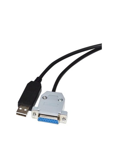 Usb-dub 15 Pın Db15 Dişi Adaptör Rs232 Seri İletişim Kablosu 5m