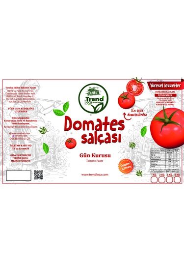 Domates Salçası Gaziantep 1 Kg