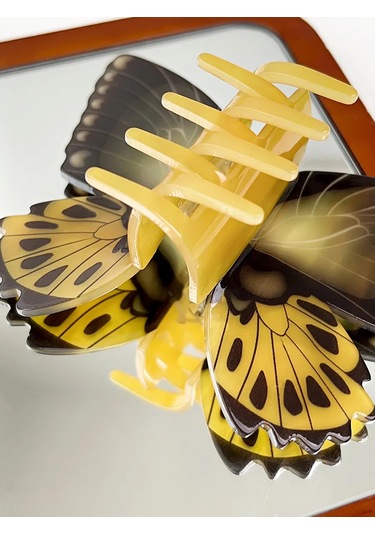 Symbol Kelebek Canlı Saç Tokası 230890013 Gri