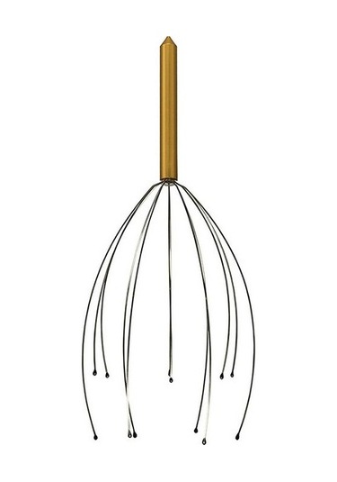 12 Pençe Ahtapot Kafa Masaj Makinesi 1m7chz Sarı