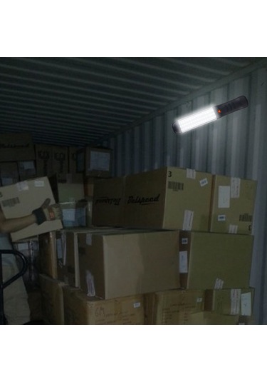 Konesam Led Tamir Işığı, 300lm Parlaklık, Mıknatıslı Tutucu, 1200mah Batarya, Usb Şarj, Ipx4 Su Geçirmez, Araç Tamiri Ve Fuar Işığı