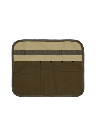 Ulzyvf Ve Piknik İçin Katlanabilir Asılı Mutfak Organizer Çantası - 36.5x30cm Haki Haki