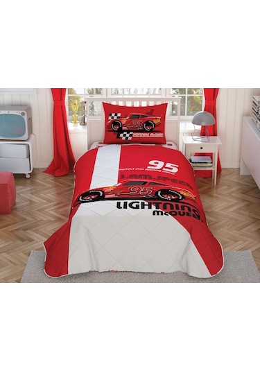 Taç Yorgan Seti Cars Speed Tek Kişilik