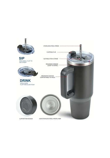 Trendooze 30oz Mavi Paslanmaz Çelik Sızdırmaz Termos Izolasyonlu Seyahat Bardağı Gaojunshop01 Watersy Mavi Mavi