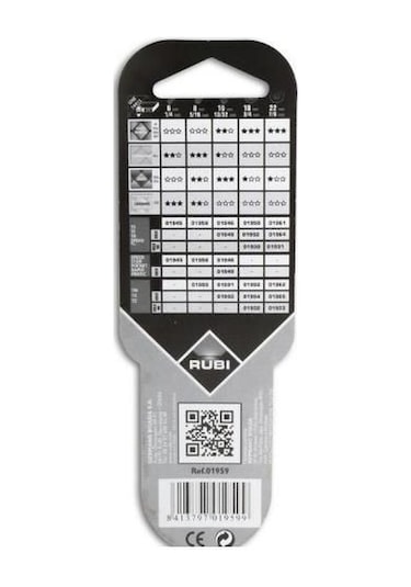 Rubi 5/16 Seramik Fayans Kesme Elması 8 MM 1 Adet