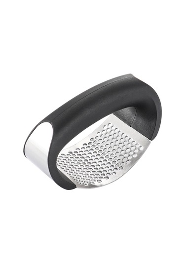 Jzcat Paslanmaz Çelik Manuel Halka Sarımsak Presi-siyah