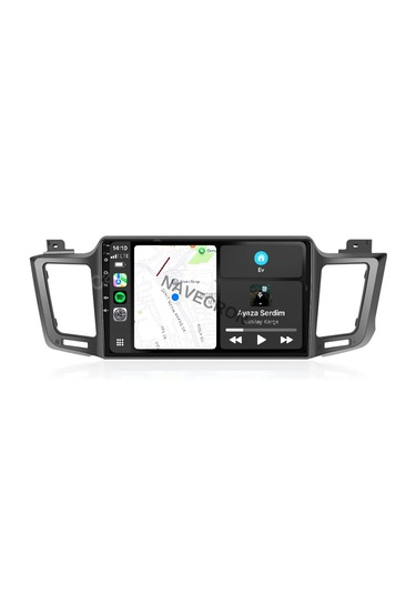 Toyota Rav4 2013-18 10" Uyumlu Androıd Multimedya Gerçek 2/32 Kablosuz Carplay Geri Görüş Kameralı 10"