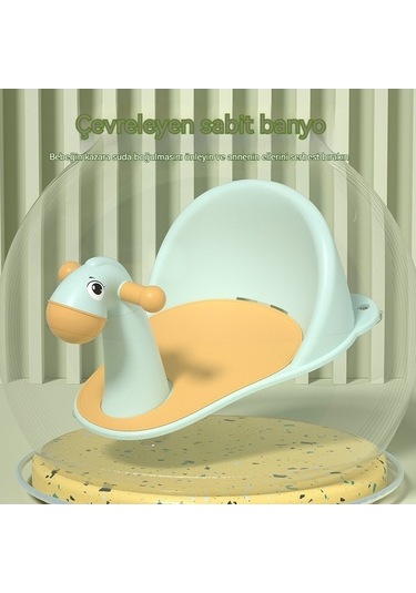 Dancemonkey Yenidoğan Bebek Banyo Koltuğu - Mavi, Jzcta