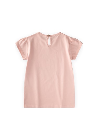 Cigit Etiketli Tunik 4-12 Yaş Pudra Pembe