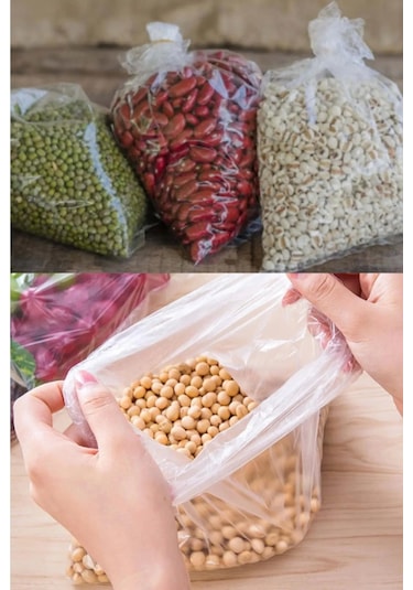 Doğanpack Şeffaf Naylon Bakkaliye Poşeti Torbası 10 x 1 KG 20 x 30 CM