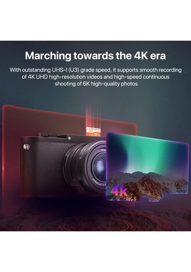 Sones Teclast U3 Ultra Yüksek Hızlı Tf Kart / Micro Sd Kart, Bellek: 64 Gb