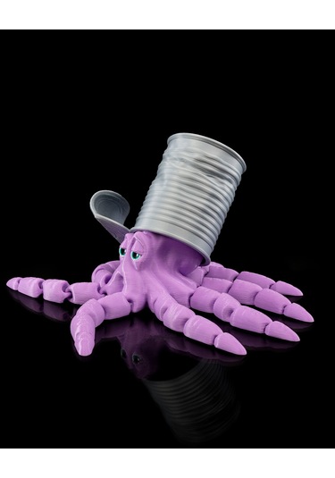 Hareketli Şapkalı Ahtapot 20cm