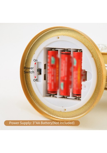 Kosona Ramazan Güneş Ay Figürlü Demir Masa Lambası - Islak Işık Ev Dekorasyonu Pil Dahil Değil Diğer