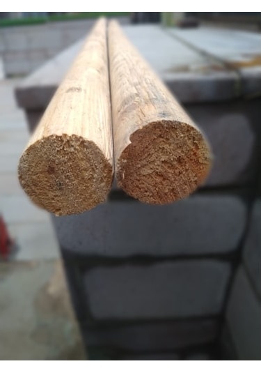 Bahçe Direği 10 Adet 200 Cm Ahşap Direk Fidan Destek Çubuk