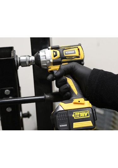 Rtrmax RTX2028 Şarjlı Somun Sıkma Kömürsüz 1/2 250 Nm 2x4 Ah Çift Akü X-Lion - Akü Dahil