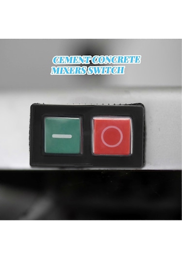 Belle Minimix 140 150 Çimento Beton Mikserleri 240v S202412242474 Siyah Kırmızı Yeşil İçin Elektrikli Açma Kapama Anahtarı Diğer