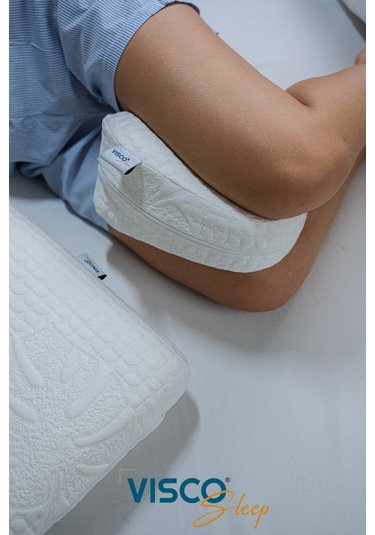 Bacak Arası Visco Yastık V Tipi Viskon Kılıf 25x23x14 Cm