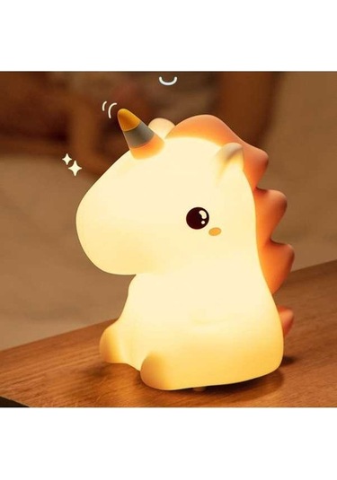 Dancemonkey Renk Değiştiren Yumuşak Silikon Lamba Renk Geçişli Hediye Çok Renkli